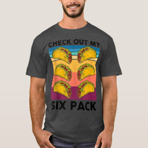 Fitness-Taco 6-Pack Lustiger Meican-Gym-Topp für T T-Shirt