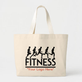 "#Fitness" Tote Tasche
