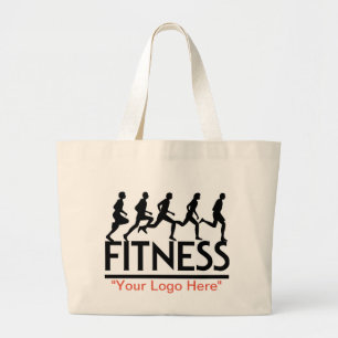 "#Fitness" Tote Tasche