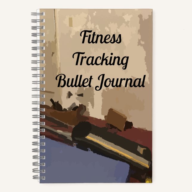 Fitness Tracking Bullet Journal Notizbuch (Vorderseite)