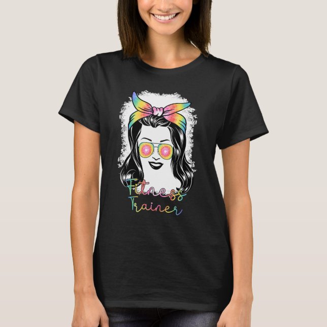 Fitness Trainer Apparel Fitness Coach für Frauen T-Shirt (Vorderseite)