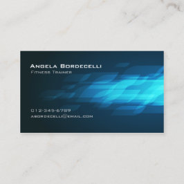 Fitness Trainer Business Card Flashback Visitenkarte