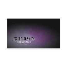 Fitness Trainer Business Card Sportdarm Grunge