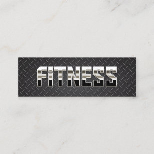 Fitness-Trainer-cooler Stahl u. Metall Mini Mini Visitenkarte