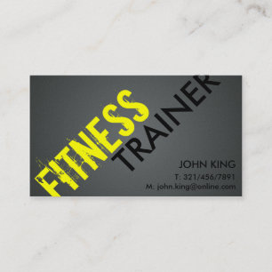 Fitness-Trainer - Geschäfts-Karten Visitenkarte