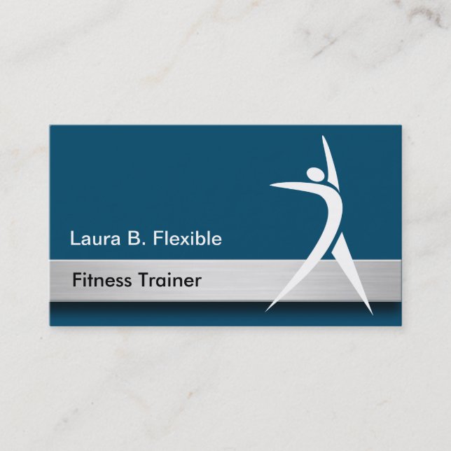 Fitness-Trainer-Geschäfts-Karten Visitenkarte (Vorderseite)