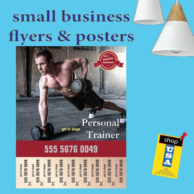 Fitness Trainer Tausing Flyer (Von Creator hochgeladen)