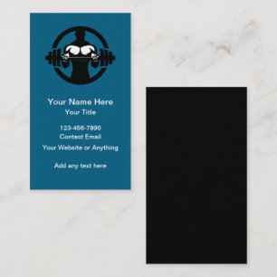 Fitness Trainer und Coach Business Cards Visitenkarte