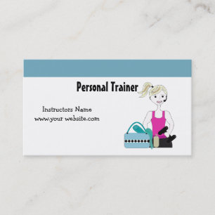Fitness-Trainer Visitenkarte