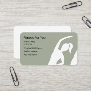 Fitness-Trainer Visitenkarte