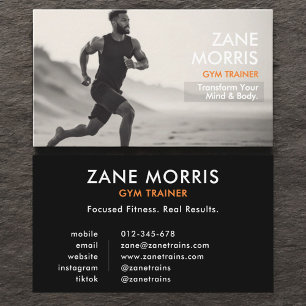 Fitness-Trainer Visitenkarte