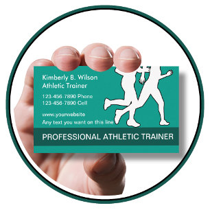 Fitness-Trainer Visitenkarte