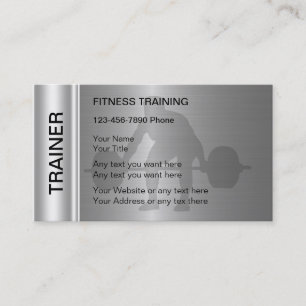 Fitness-Trainings-Businesskarten Visitenkarte