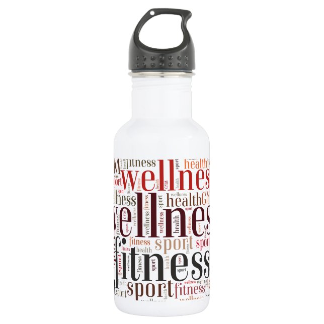 Fitness Trinkflasche (Vorderseite)