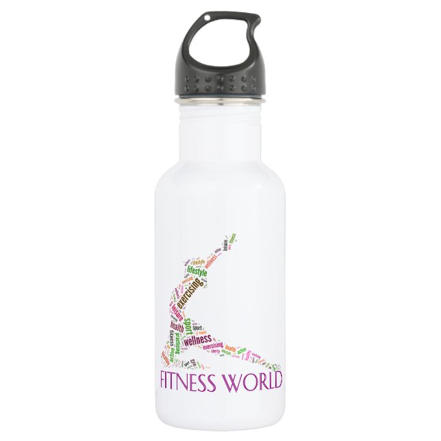 Fitness Trinkflasche (Vorderseite)