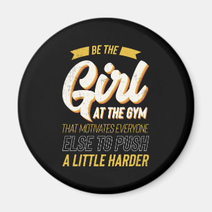 Fitness-Turnhalleworkout-Motivations-Frauen Magnet
