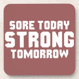 Fitness und Bodybuilding Motivation Getränkeuntersetzer