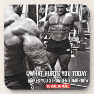Fitness und Bodybuilding Motivation Untersetzer