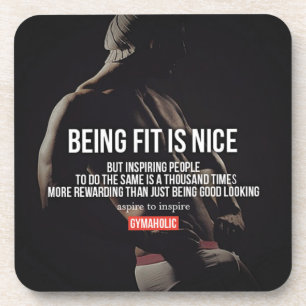 Fitness-und Bodybuildings-Motivation Untersetzer