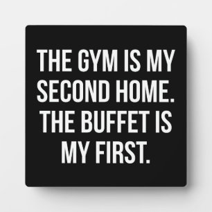 Fitness und Buffet ist meine Zuhause, Bulking - Fu Fotoplatte