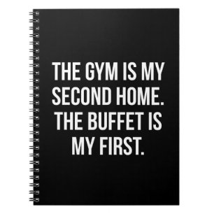 Fitness und Buffet ist meine Zuhause, Bulking - Fu Notizblock