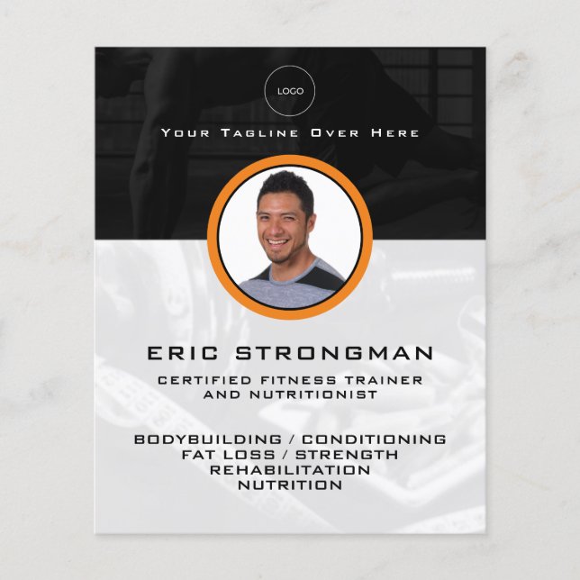 Fitness von Profilbildern Flyer (Vorne)