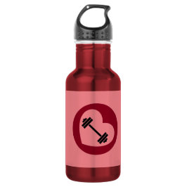 Fitness Wasserflasche. Edelstahlflasche