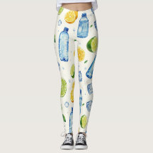 Fitness Wassertropfen Flaschen Fruchtmuster