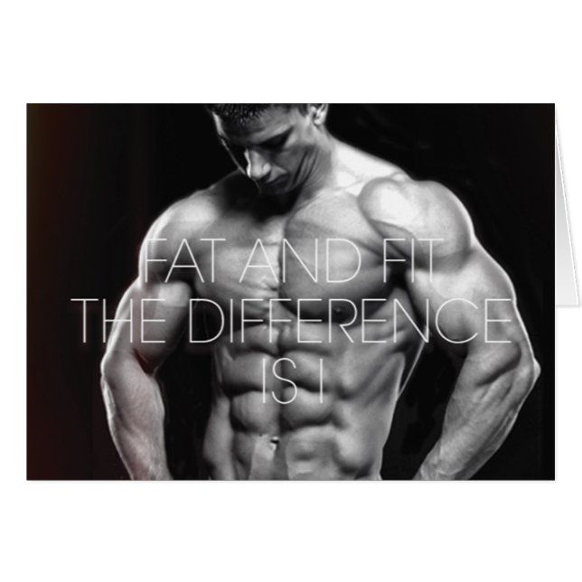 Fitness Workout Gym Motivation (Vorderseite (Horizontal))