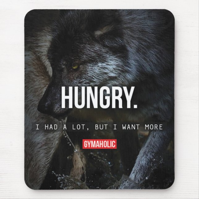 Fitness Workout Gym Motivation Mousepad (Vorne)