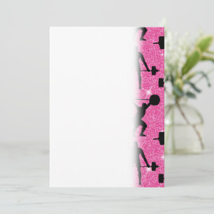 Fitness-Workout-Gym-Sport Rosa Glitter Save The Date