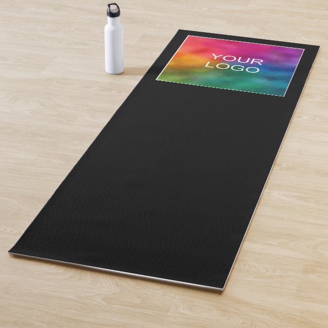 Fitness Yoga passt zu Ihrem Firmenlogo hier Vorlag Yogamatte (Beispiel)