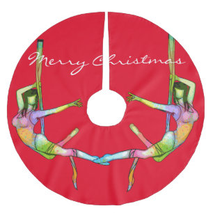 Fitness Yoga Thunder_Cove Polyester Weihnachtsbaumdecke