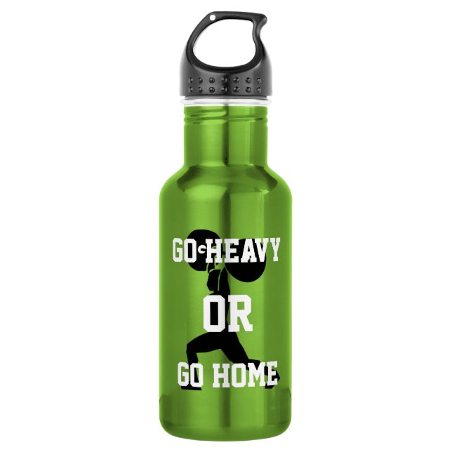 Fitness zum Schwerwiegen oder Zuhause-Gewichtsabna Trinkflasche (Vorderseite)