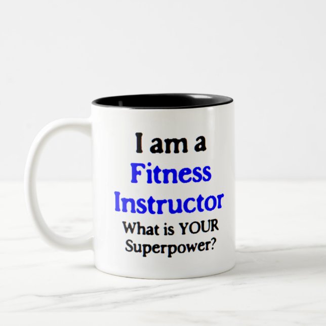 Fitness Zweifarbige Tasse (Links)