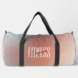 Fitnessbegleiter Grainy Soft Orange Modern  Duffle Bag