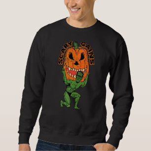Fitnessbekleidung Halloween-Monster-Kürbis Jack O Sweatshirt