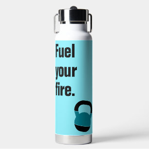Fitnesscoach Kettlebell Brennstoff Für Dein Feuer Trinkflasche