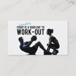 Fitnessgeschäftskarte Visitenkarte