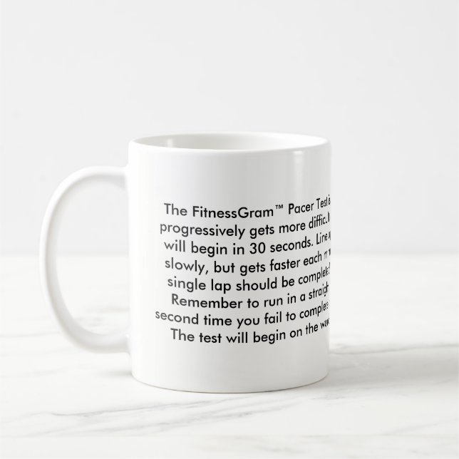 FitnessGram Tasse (Links)