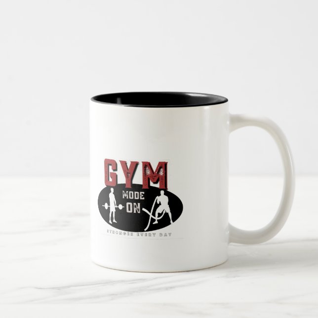 Fitnessmodus auf der Kaffeemaschine - Täglich wird Zweifarbige Tasse (Rechts)
