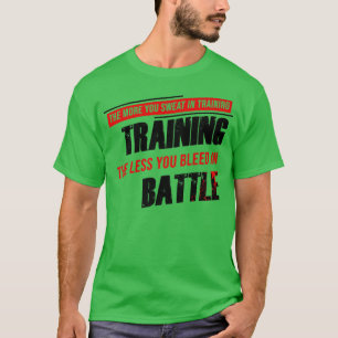 Fitnessmotivation Mehr Schwitzen im Training, weni T-Shirt