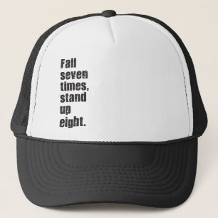 Fitnessmotivation - Sieben mal Herbst, acht aufste Truckerkappe