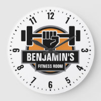 Fitnessraum Fitness Personalisierte Uhr