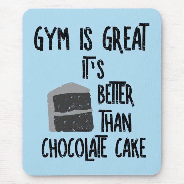 Fitnessraum ist groß mousepad (Vorne)