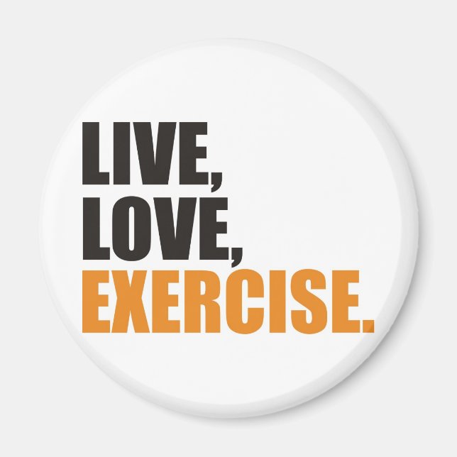 Fitnessraum Magnet (Vorne)