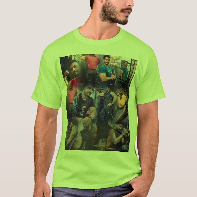 Fitnessraum T - Shirt Baumwollbedruckte Artikel (Vorderseite)