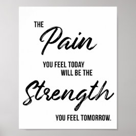 Fitnessraum, Übung, Motivierend Mauerwerkskunst tr Poster