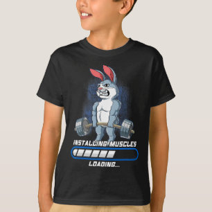 Fitnessstudio Bodybuilding Muskeln installieren T-Shirt