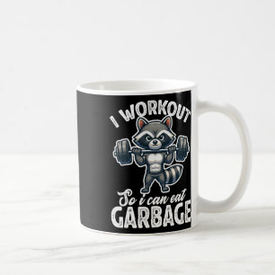 Fitnessstudio Ich trainiere, damit ich Müll Waschb Kaffeetasse